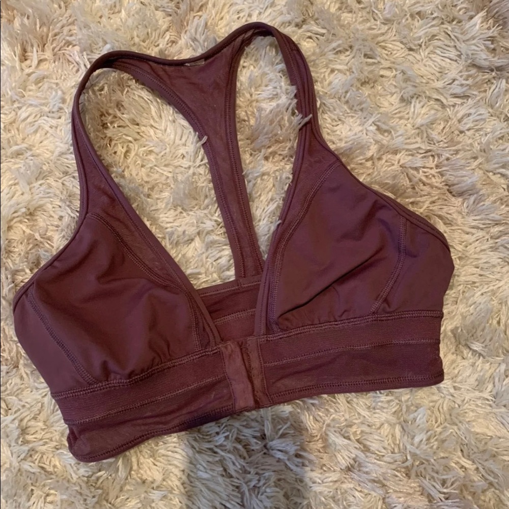 Lululemon Purple Mesh Sports Bra